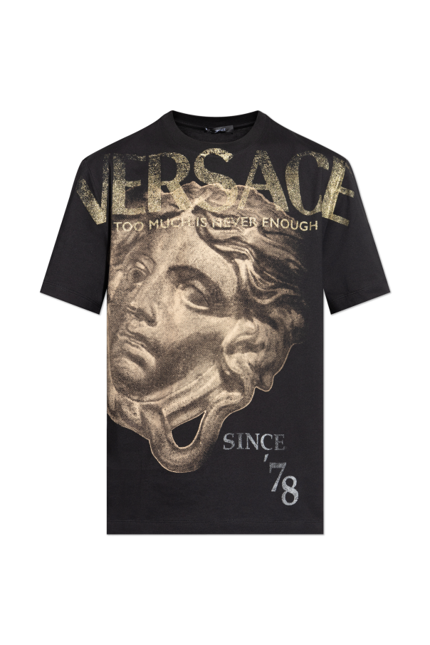 VERSACE Vネック ノスリフ ミティトレス 10082521A02395 1B000 Versace Vネック ドレス | ゴールドトーン | FARFETCH JP
